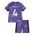 Tanie Strój piłkarski Liverpool Virgil van Dijk #4 Koszulka Trzeciej dla dziecięce 2023-24 Krótkie Rękawy (+ szorty)